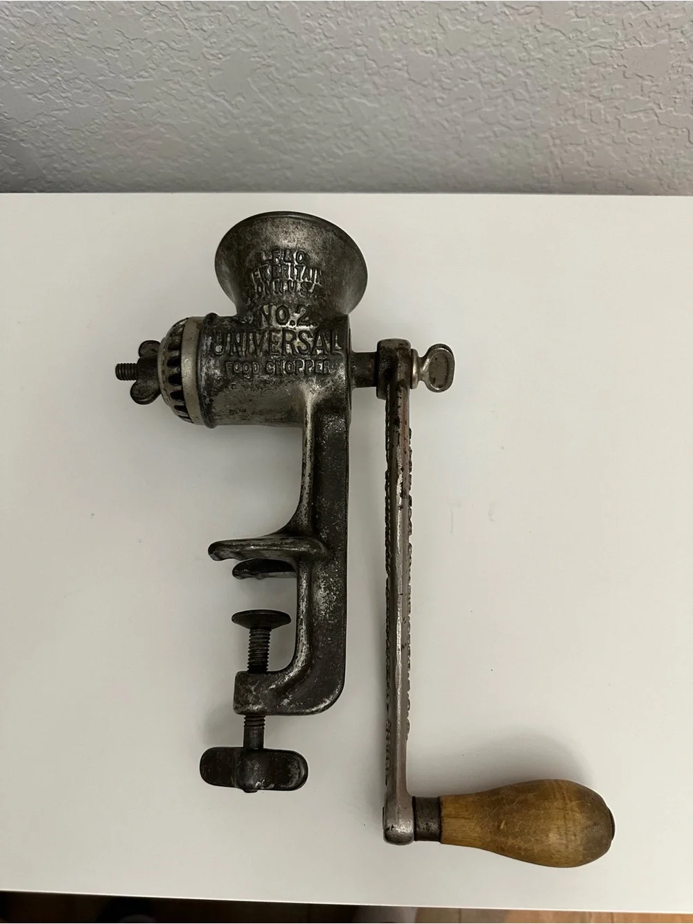 Vintage 1899 Landers Frary & Clark Universal No.2 Food Chopper & Meat Grinder